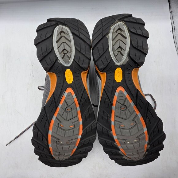 Ahnu Mens 11 Gray Hiking Shoes Vibram Soles Camping Outdoors Casual Walking - Picture 8 of 13